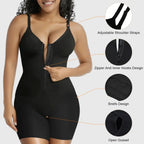 Women's Zip-Up Shaping Bodysuit Tummy Control Ultra-Stretch Comfort Fit