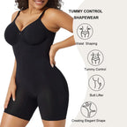 Women's Zip-Up Shaping Bodysuit Tummy Control Ultra-Stretch Comfort Fit