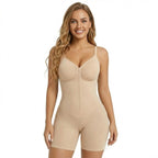 Women's Zip-Up Shaping Bodysuit Tummy Control Ultra-Stretch Comfort Fit